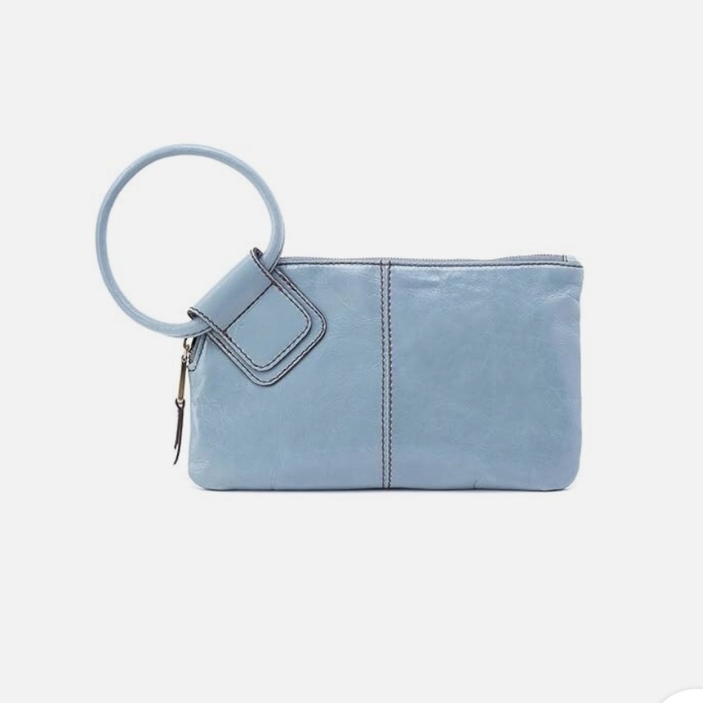 HOBO Blue Wristlet Clutch